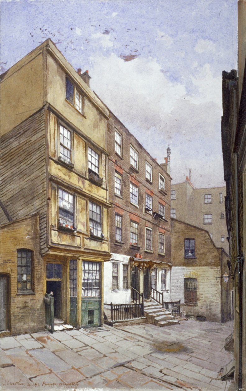 Crown Court, Chancery Lane, London, 1881 av John Crowther