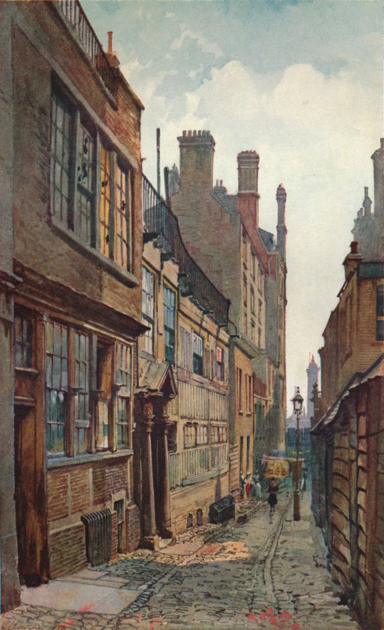 Strand Lane, Ser mot elven, 1926 av John Crowther