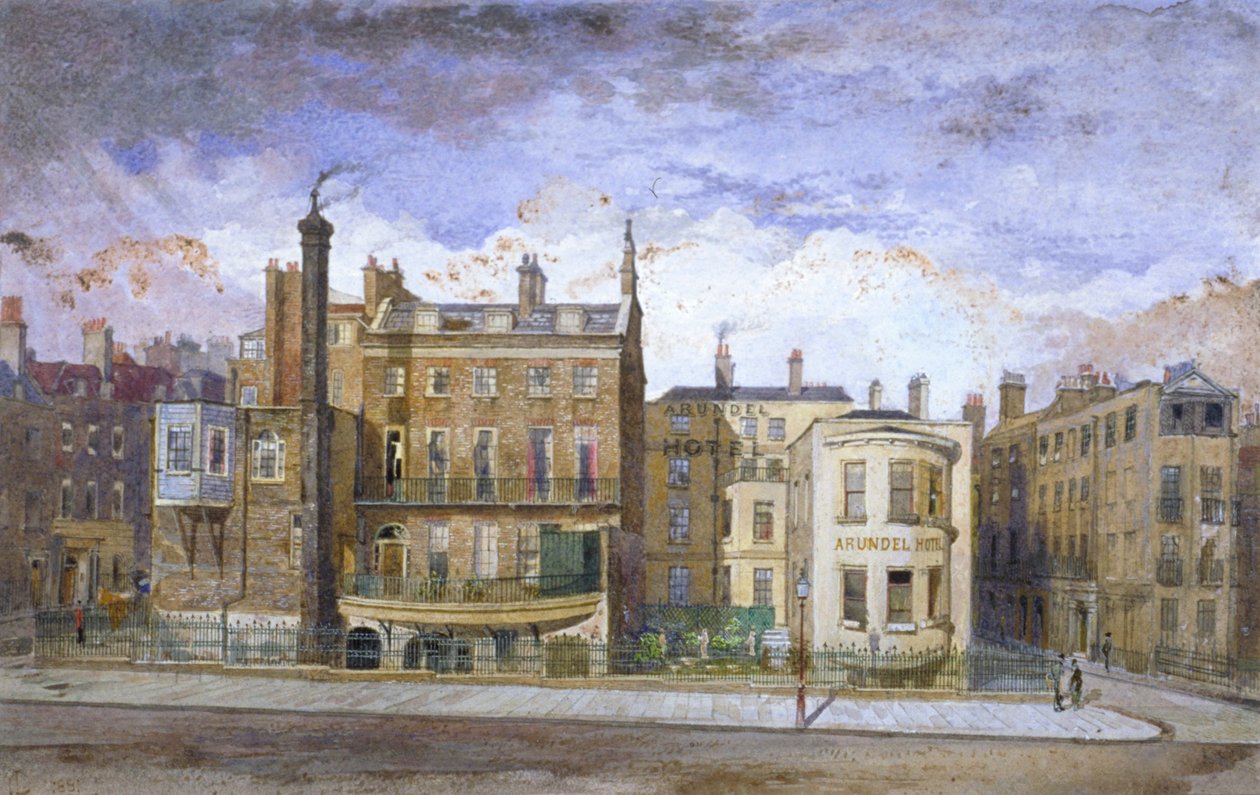 Victoria Embankment, Westminster, London, 1881 av John Crowther