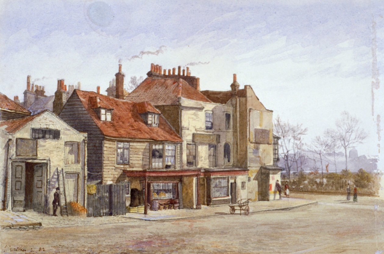 Utsikt over Lawrence Street, Chelsea, London, 1882 av John Crowther