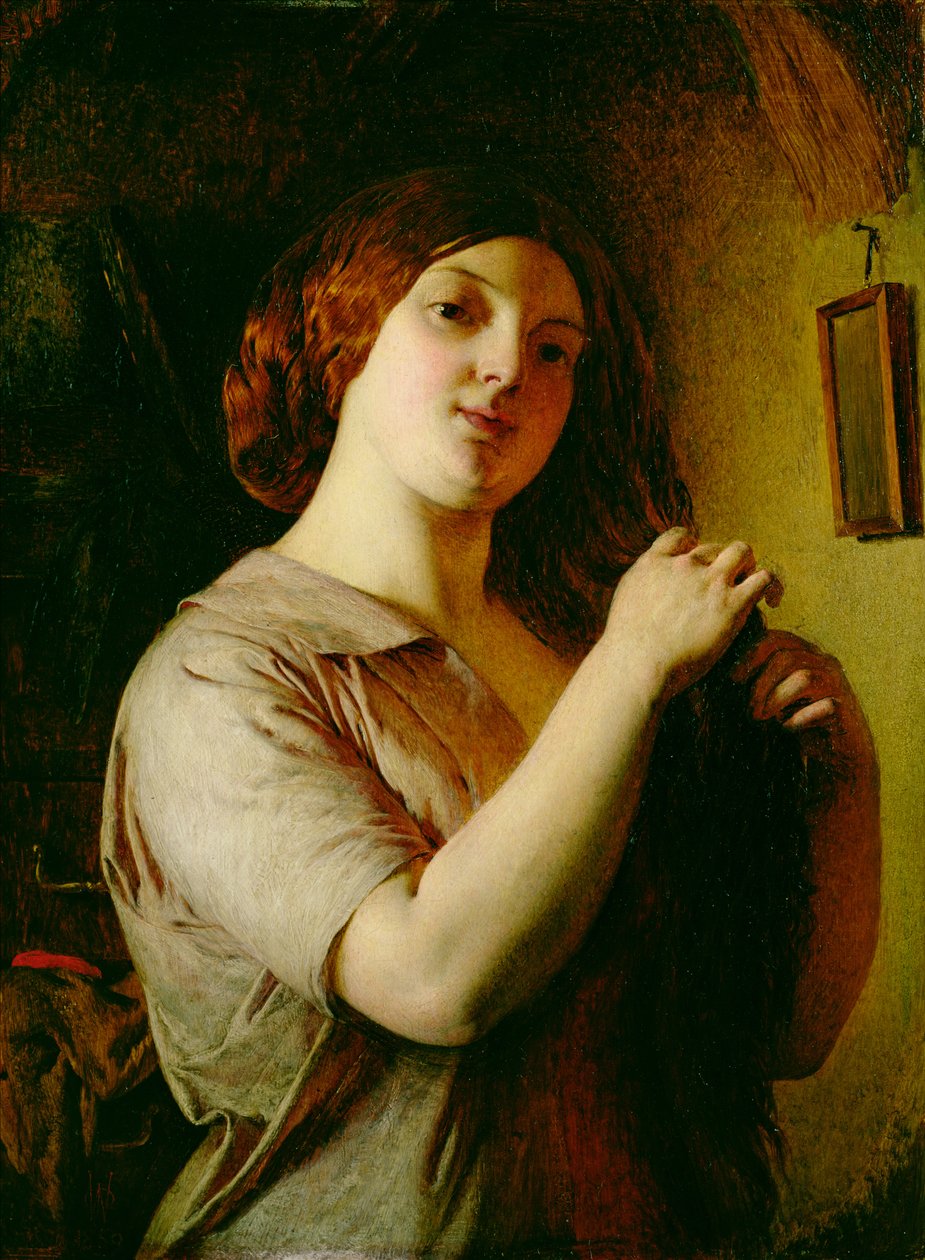Jennys toalett, 1859 (panel) av John Dawson Watson