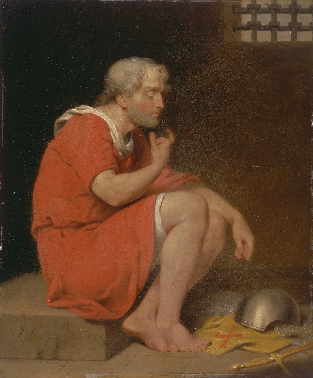 Robert, hertugen av Normandie, i fengsel av John Downman
