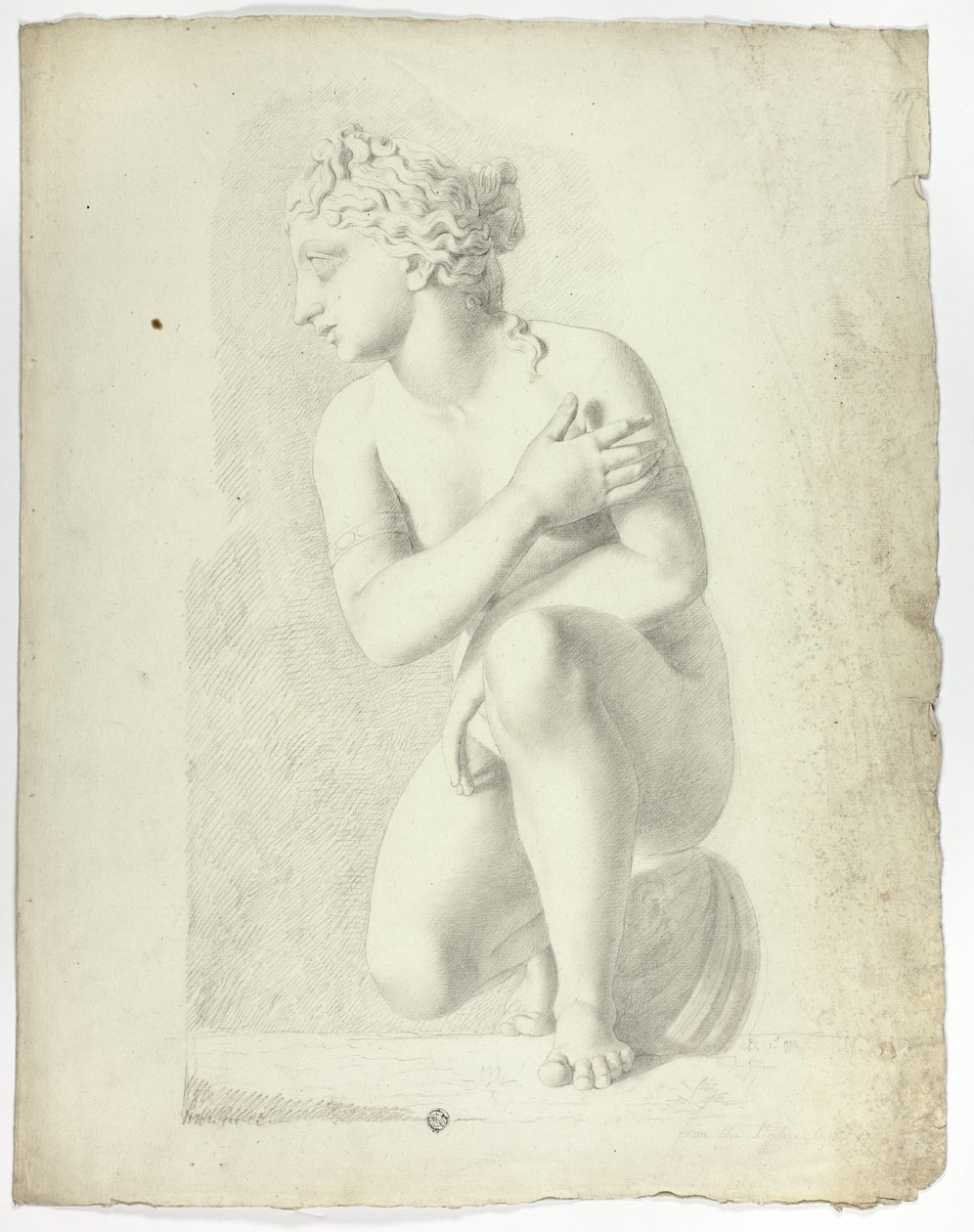 Statue av hukende Venus av John Downman