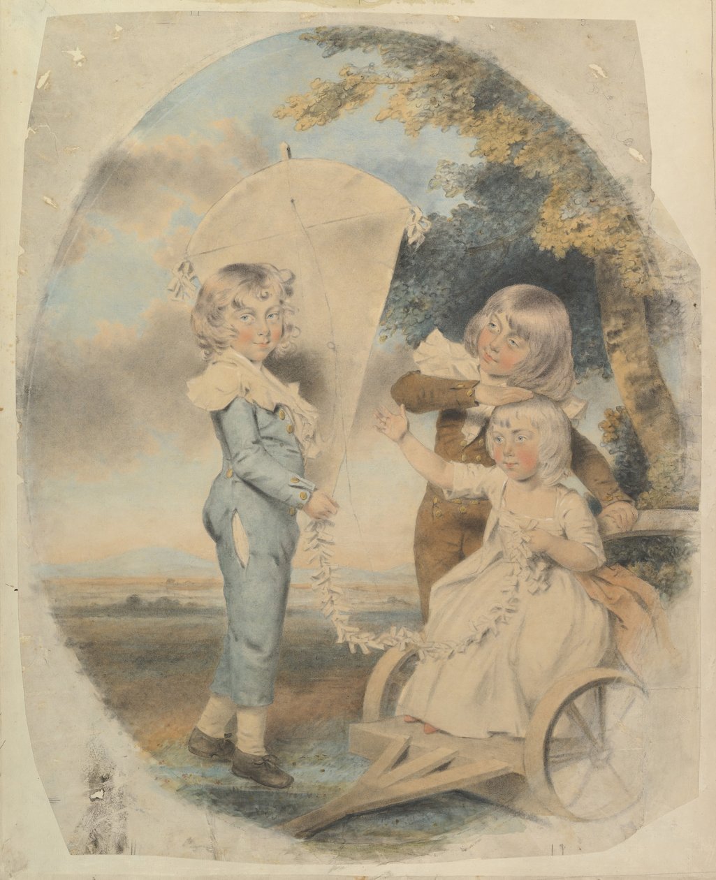 Dyson-barna, 1787. av John Downman
