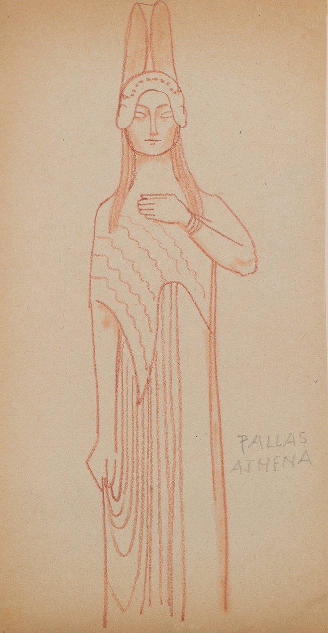 Pallas Athena (blyant) av John Duncan