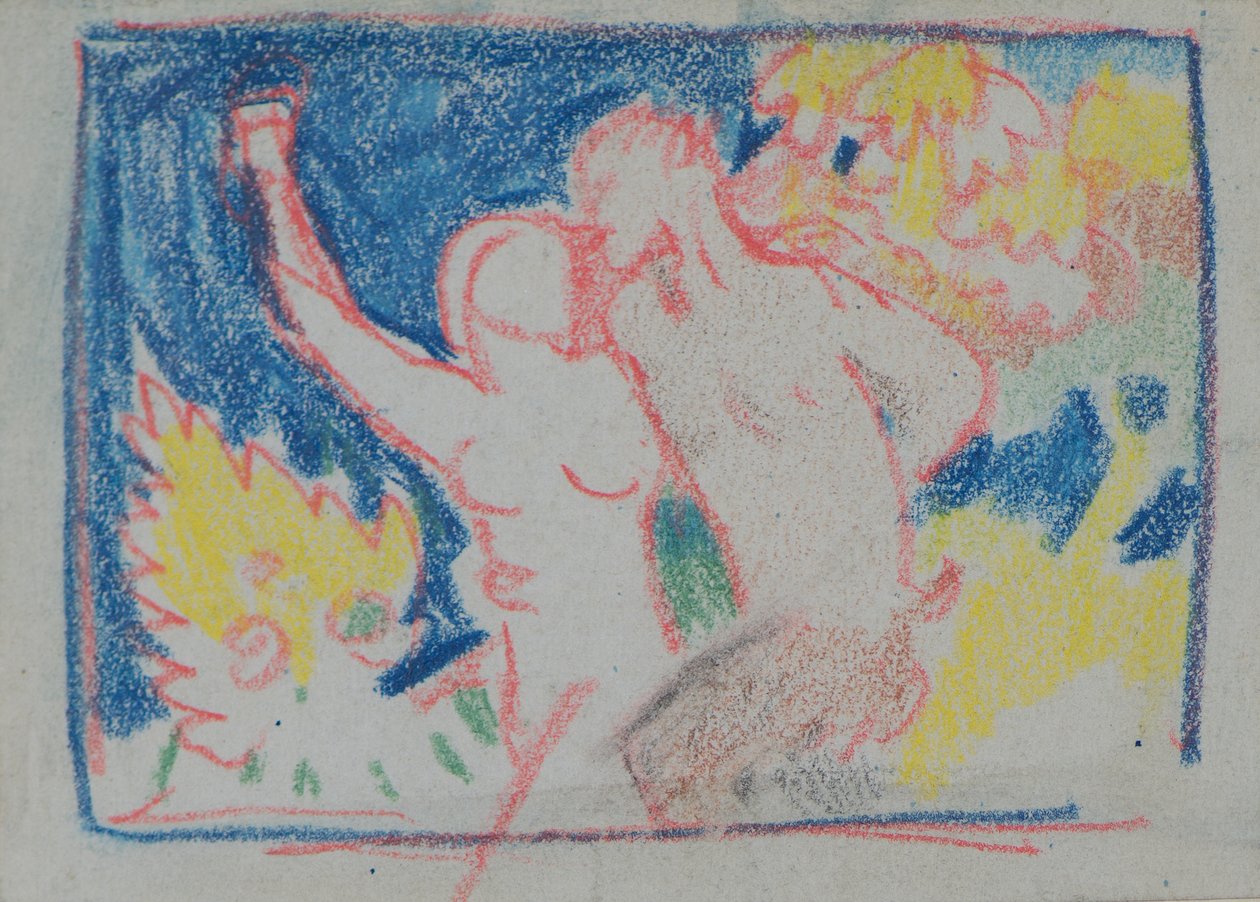Uten tittel [Faun] (blyant) av John Duncan
