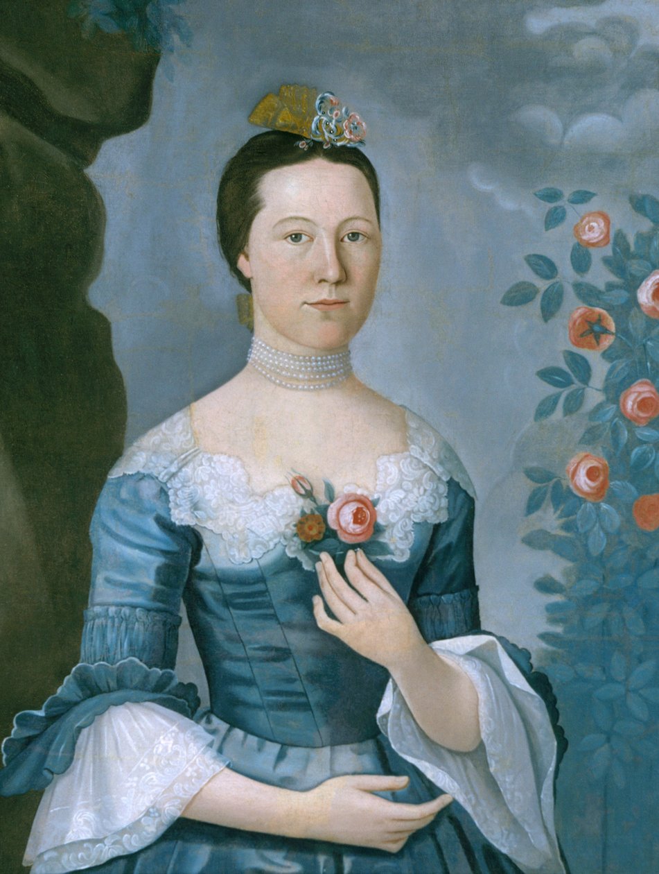 Susannah eller Mary Bontecou, ca. 1768-70. av John Durand