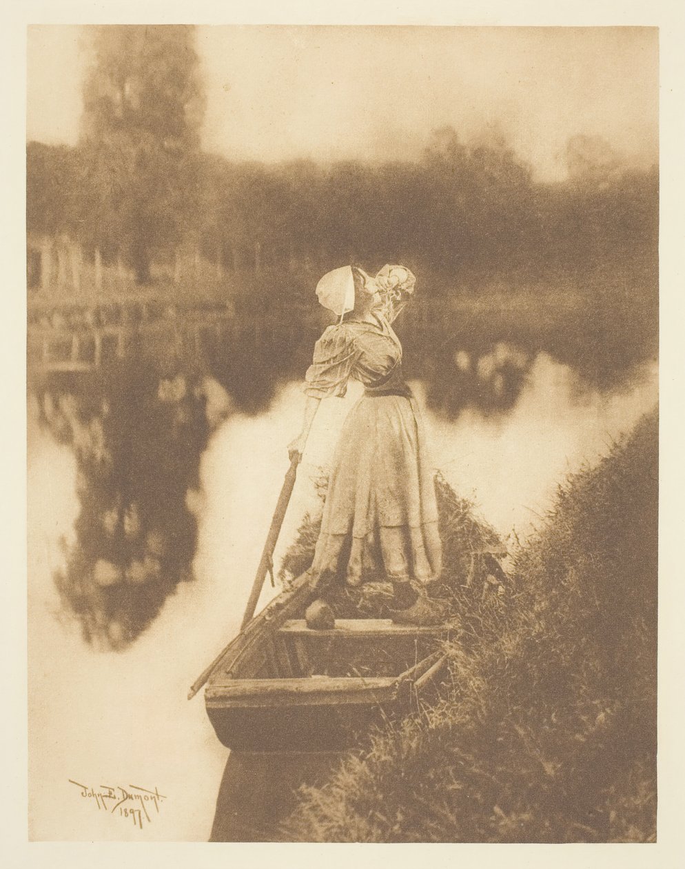 Hailing the Ferry, 1897. av John E. Dumont