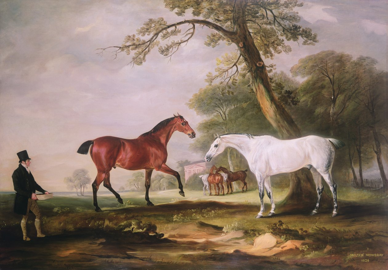 Jegere ved Melton Mowbray, 1826 av John E. Ferneley