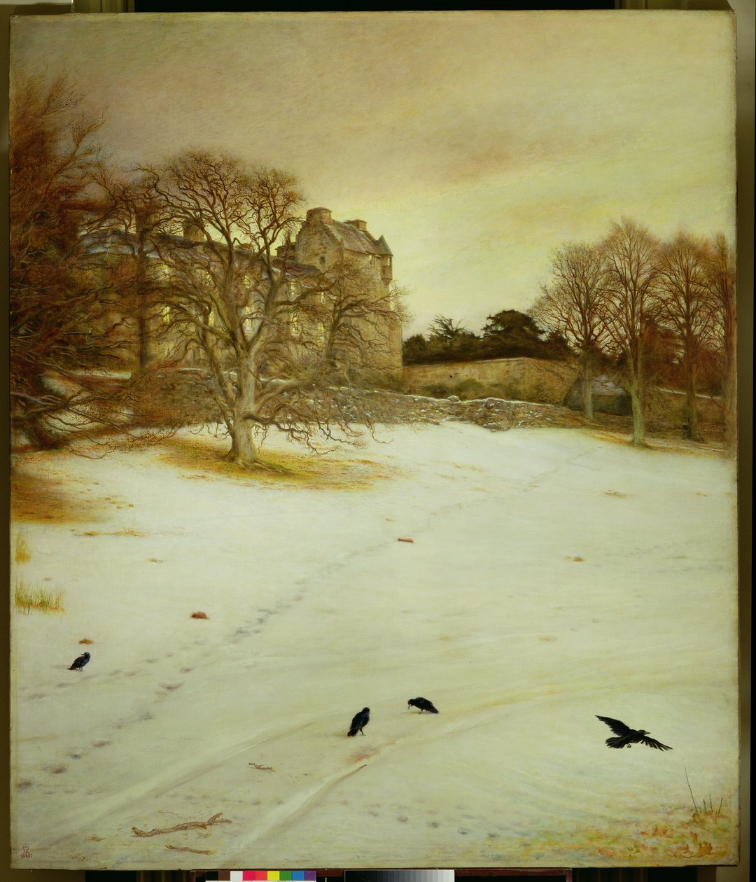 Julaften, 1887 av John Everett Millais