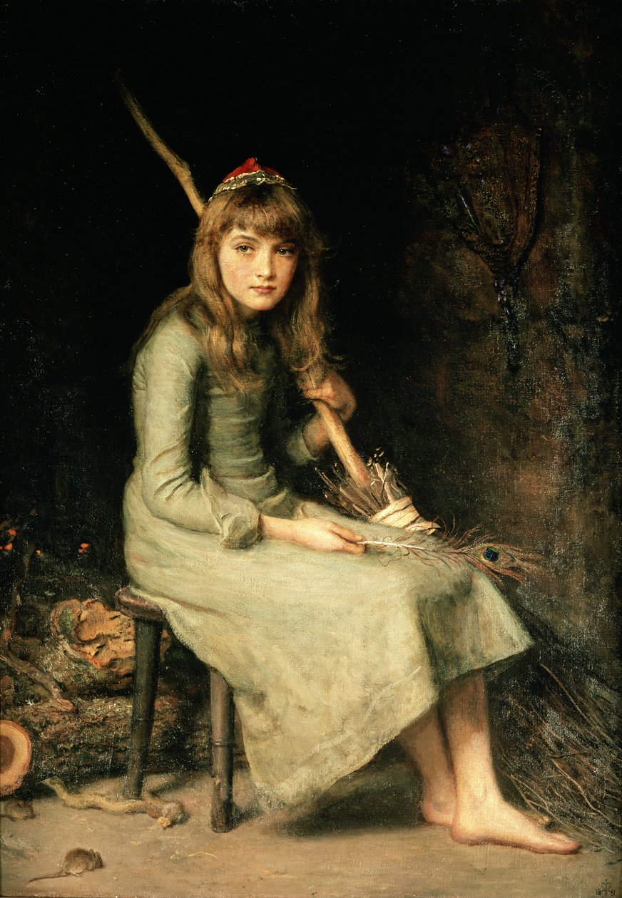 Askepott, 1881 av John Everett Millais