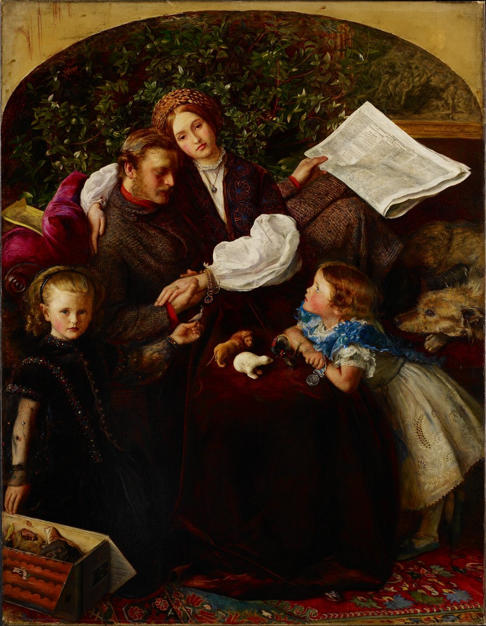 Fred sluttet, 1856 av John Everett Millais