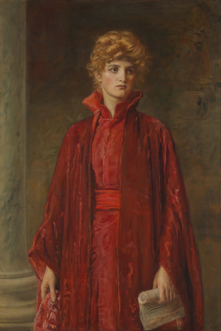 Portia, 1886. av John Everett Millais