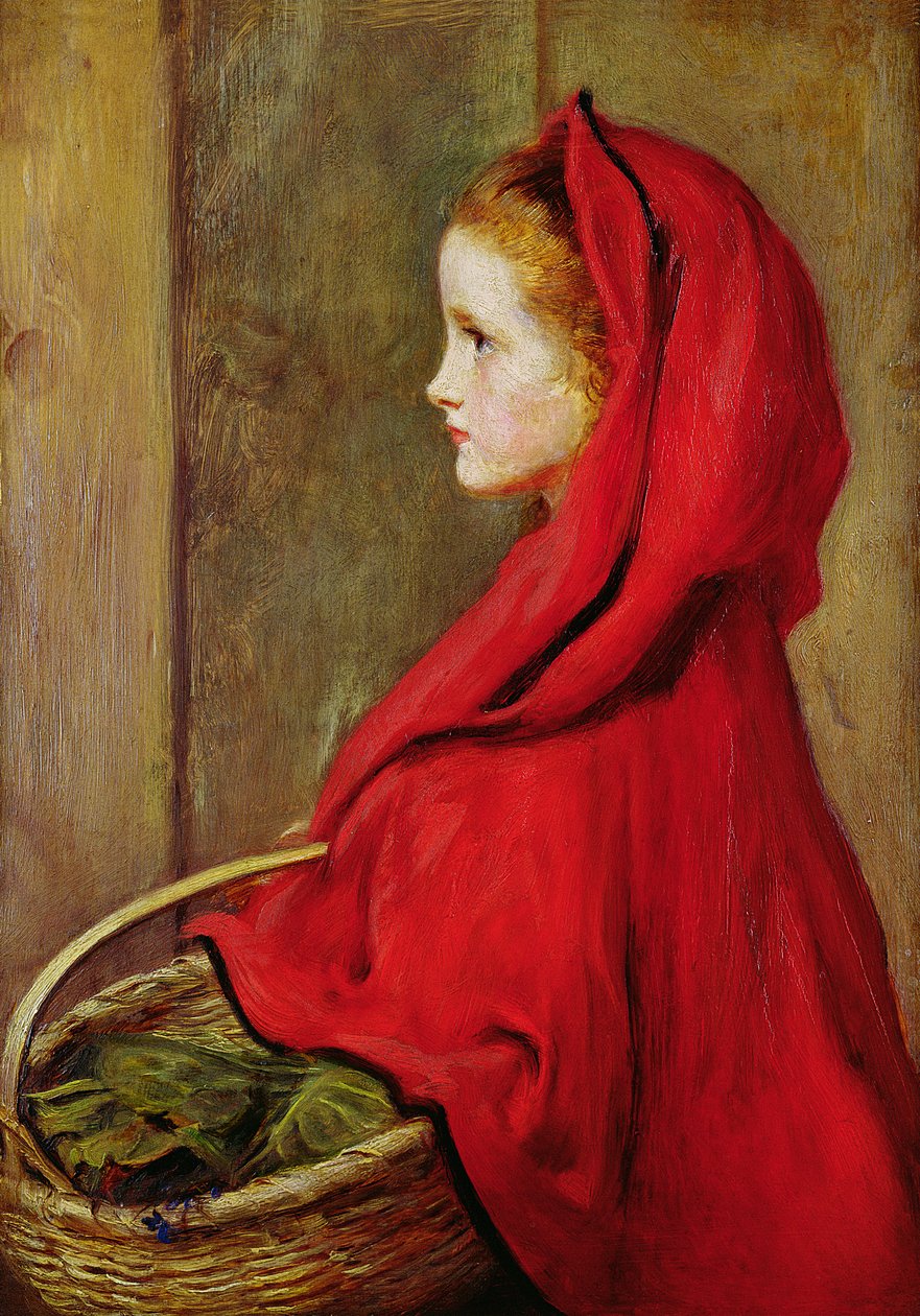 Rødhette av John Everett Millais