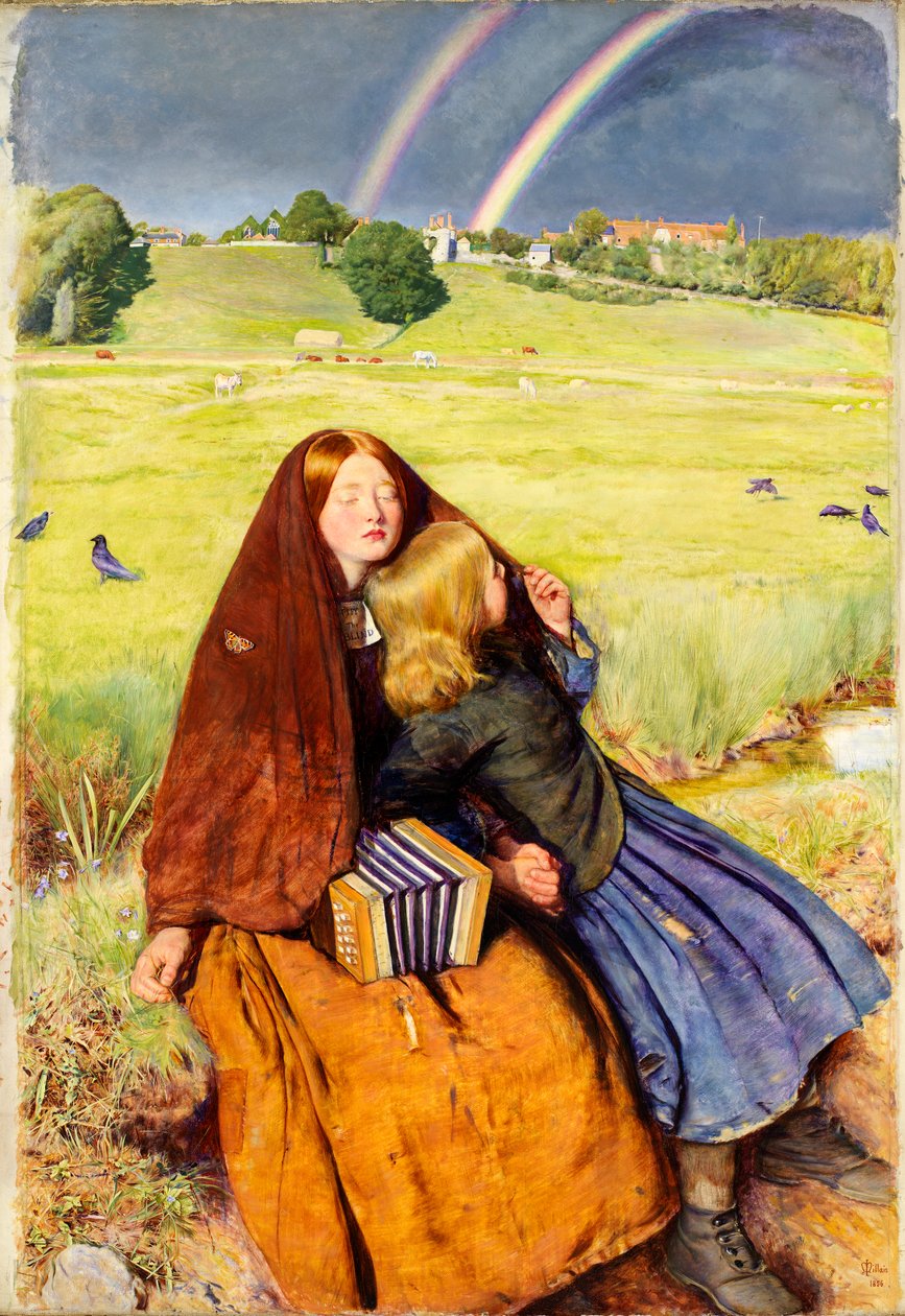 Den blinde piken, 1854-56 av John Everett Millais