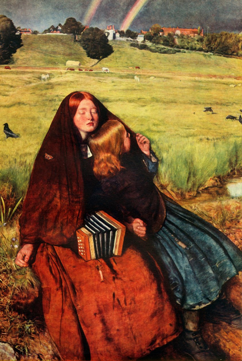 Den blinde jenta, 1856, 1948. av John Everett Millais