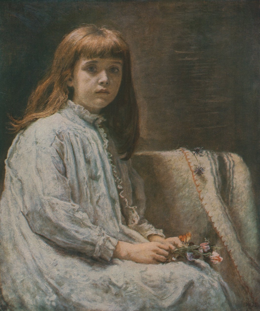 The Convalescent, 1875, c1930. av John Everett Millais