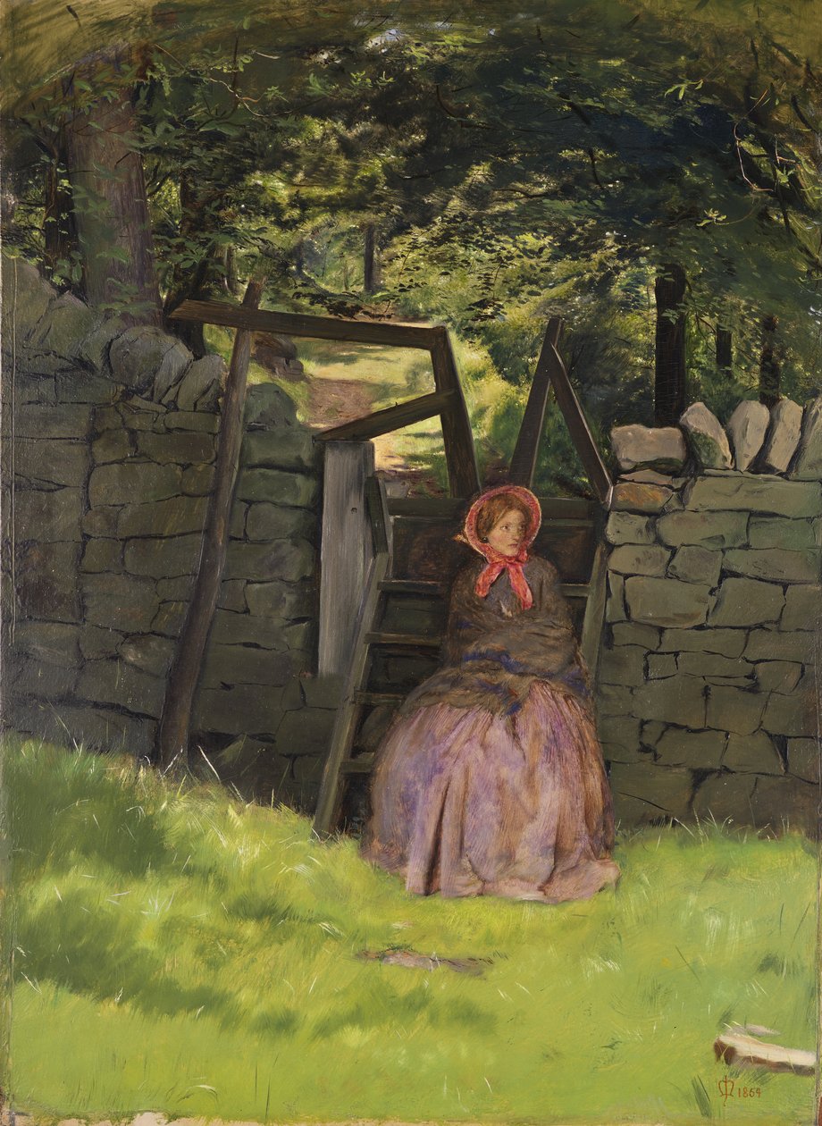 Venter, 1854 av John Everett Millais