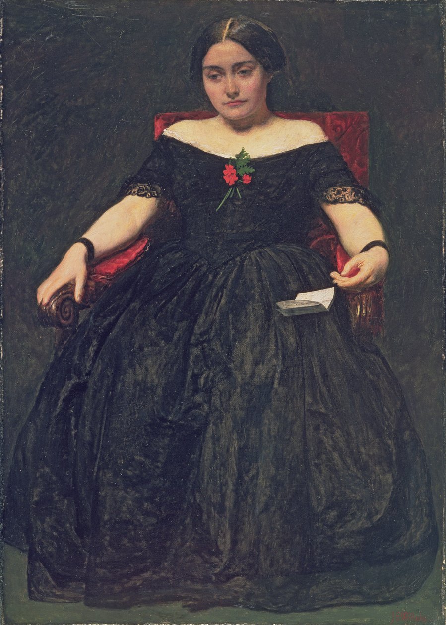 Vandrende tanker, ca. 1855 (olje på lerret) av John Everett Millais