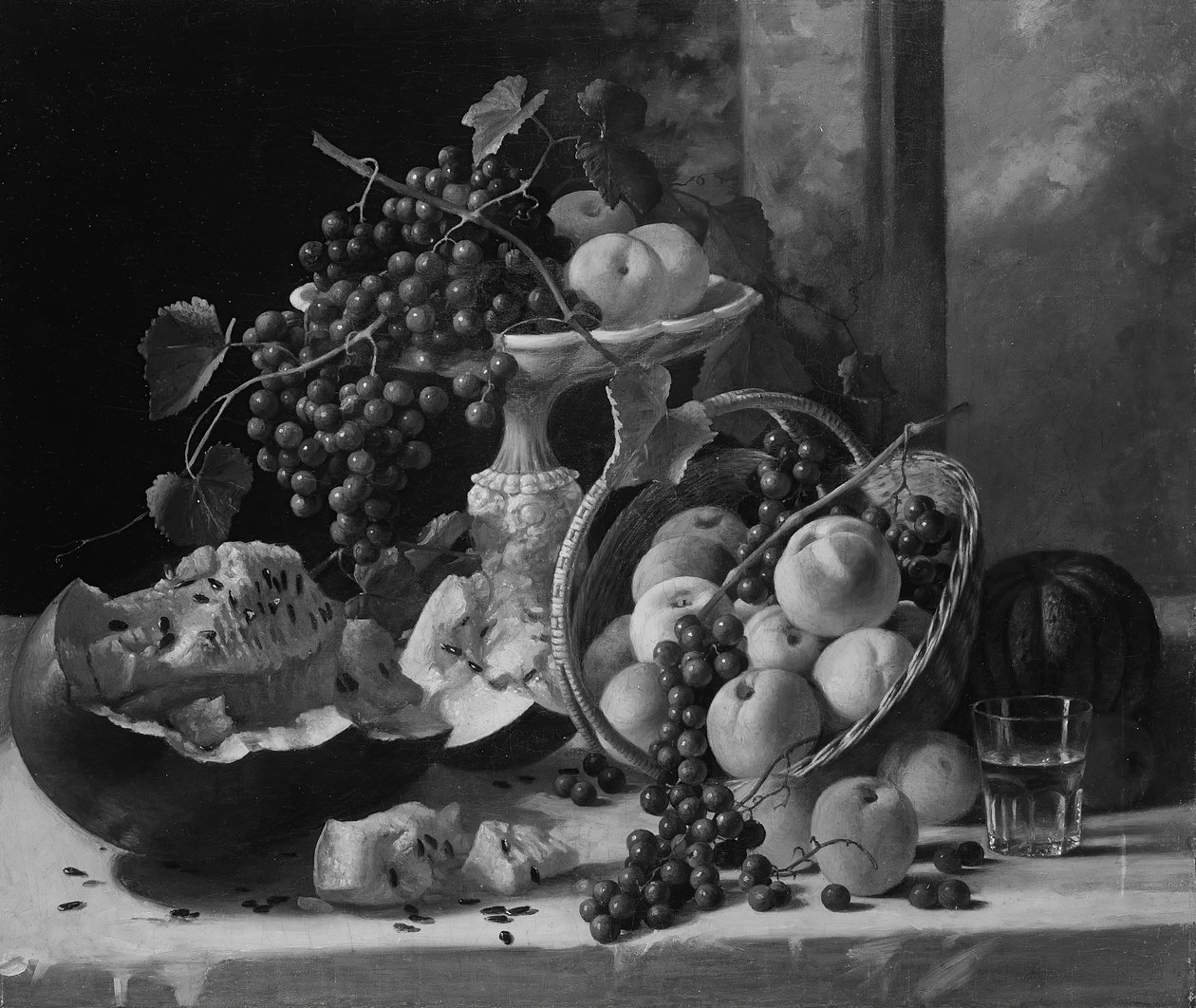 Stilleben med frukt, ca. 1857. av John F. Francis