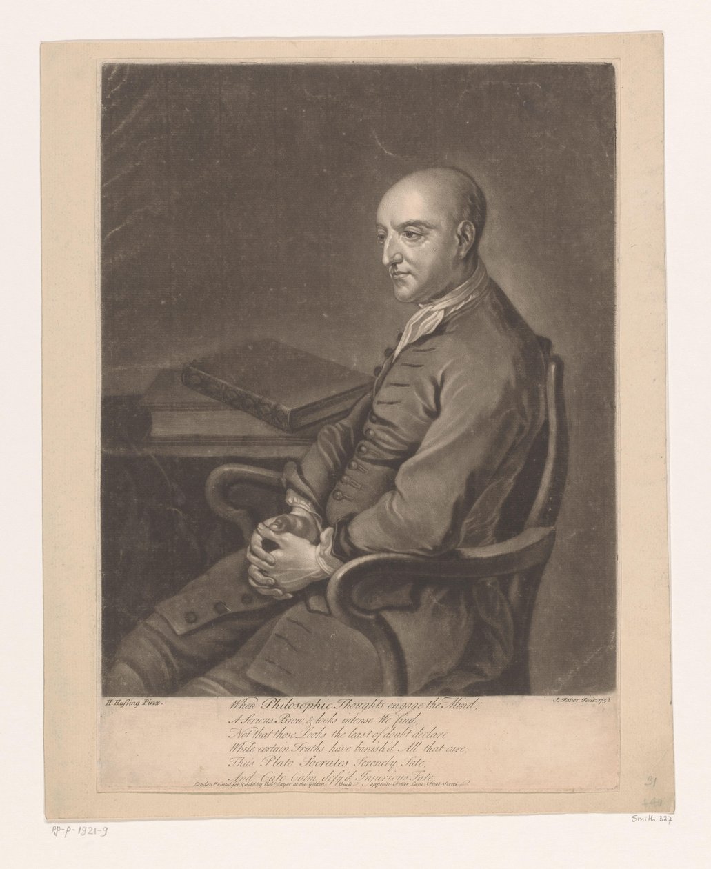 Portrett av Humphrey Skelton av John Faber (II)
