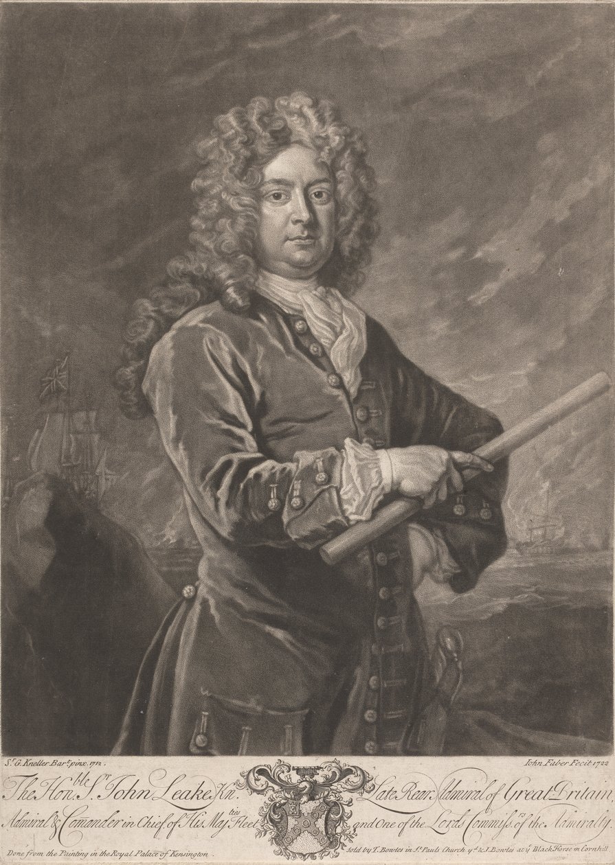 Den ærede John Leake av John Faber the younger