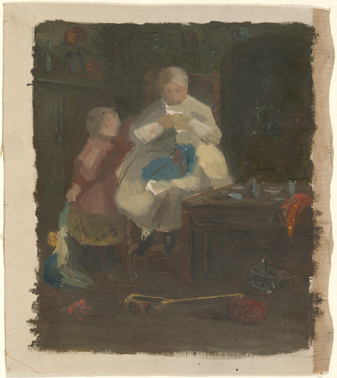 Kvinne og barn av John Ferguson Weir