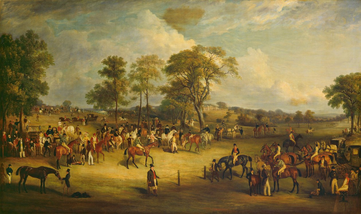 Heaton Park Races, 1829. av John Ferneley
