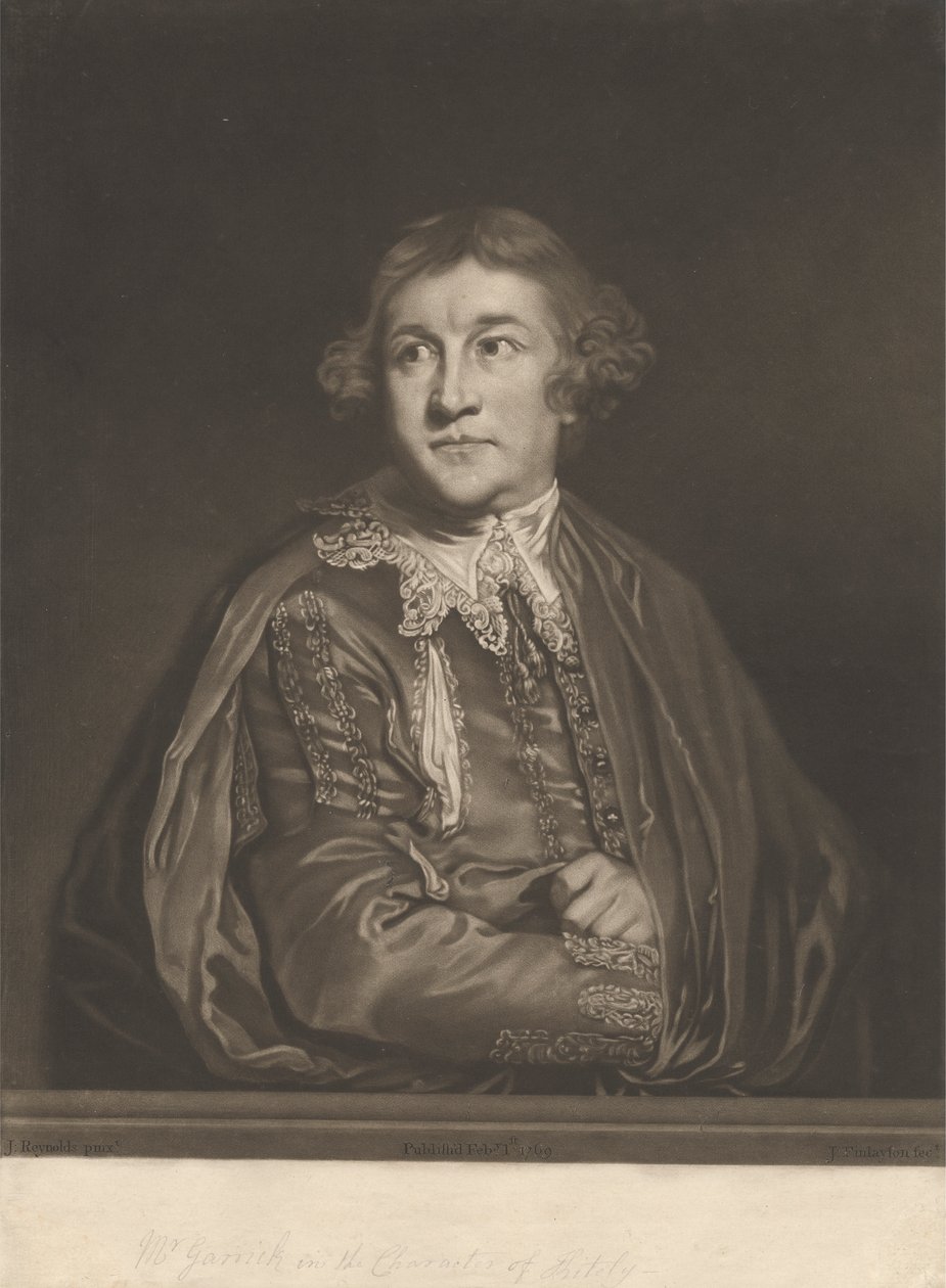 David Garrick i karakteren til "Kitely" av John Finlayson