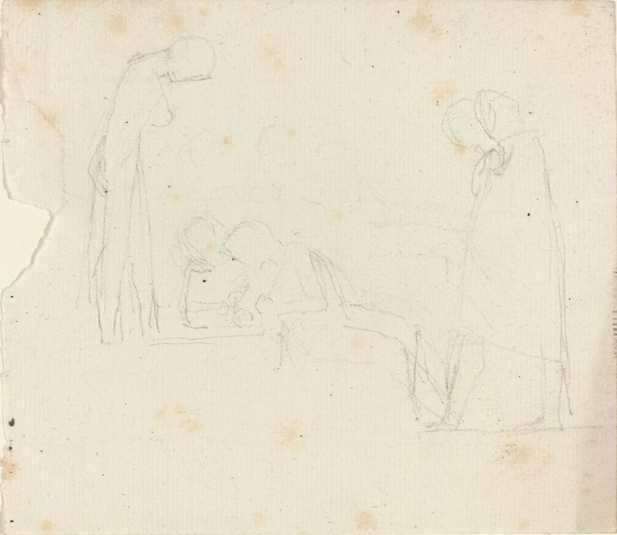 Gruppe på fem figurer av John Flaxman