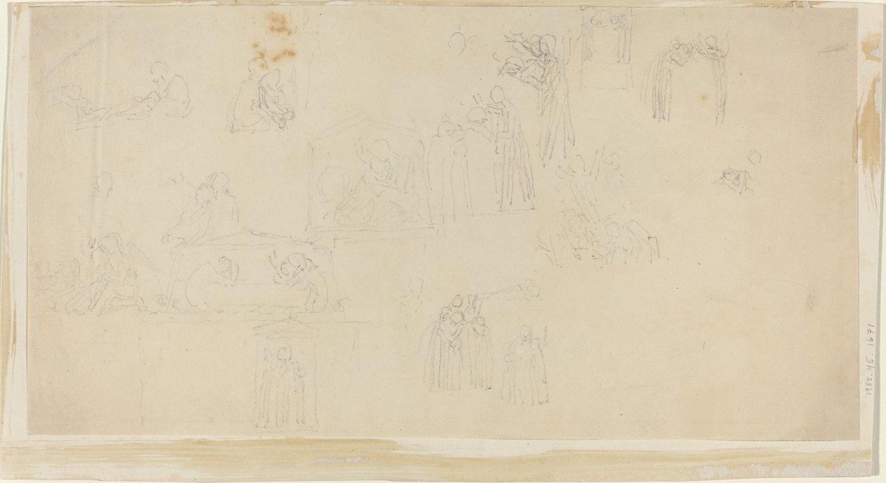 Studieark av John Flaxman