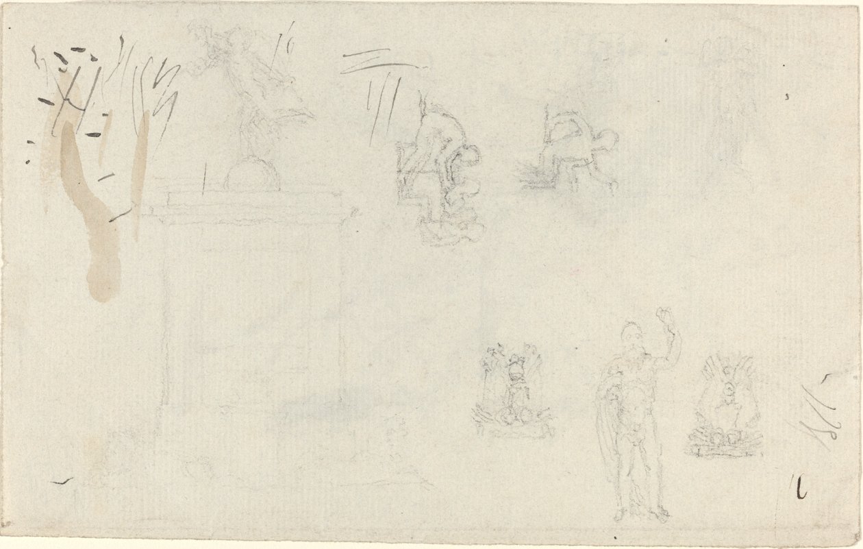 Studieark av John Flaxman