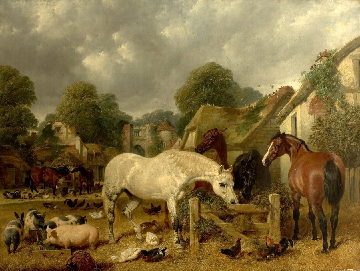 Hester i en paddock av John Frederick Herring Senior