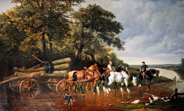 Tømmervognen av John Frederick Herring Senior