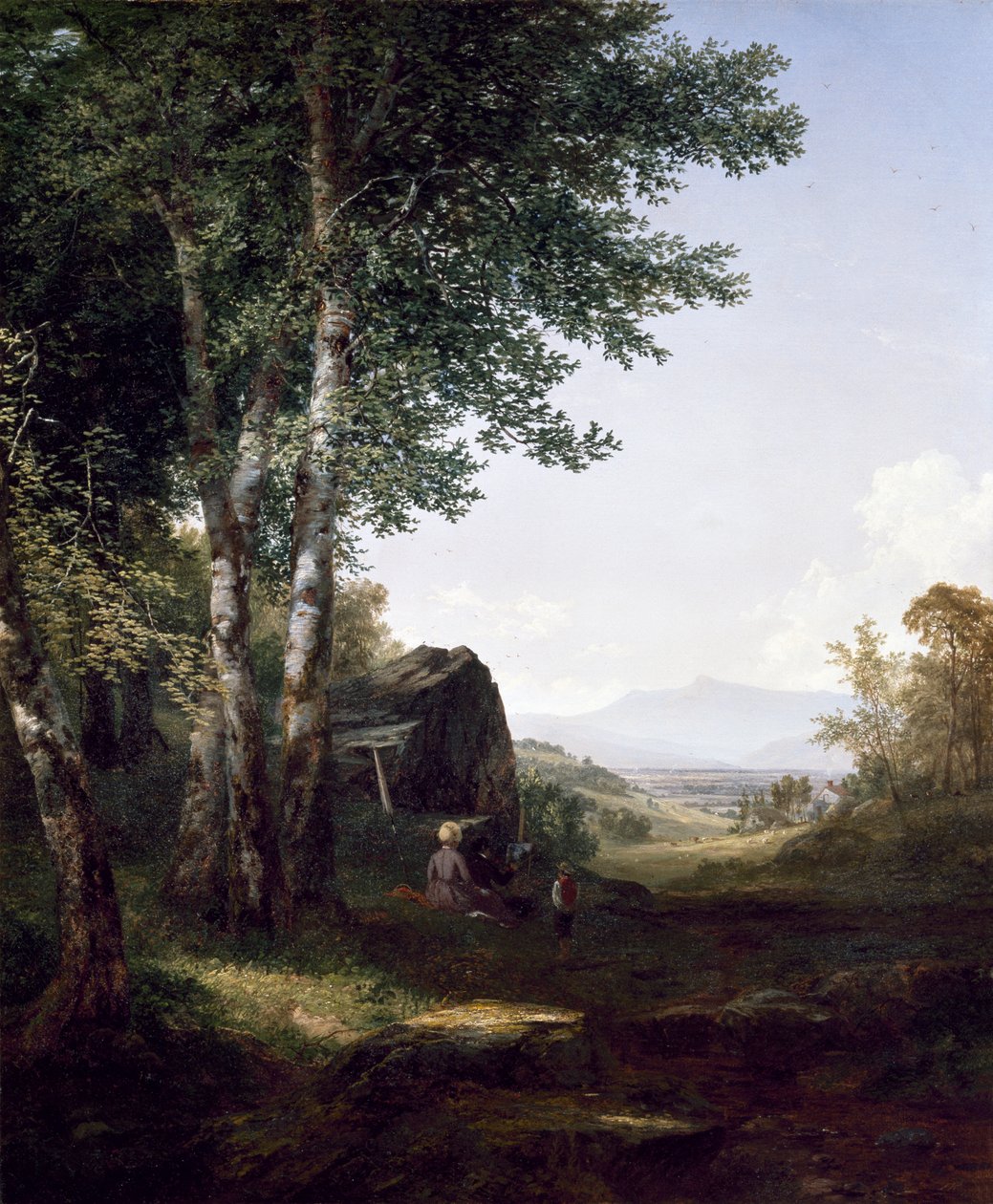 Utsikt over Mansfield Mountain, 1849 av John Frederick Kensett