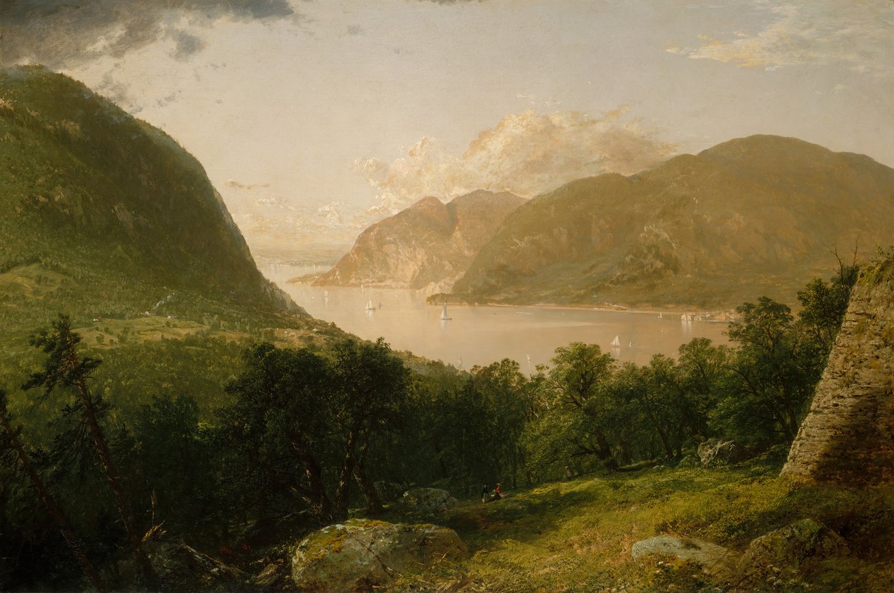 Hudson River Scene, 1857. av John Frederick Kensett