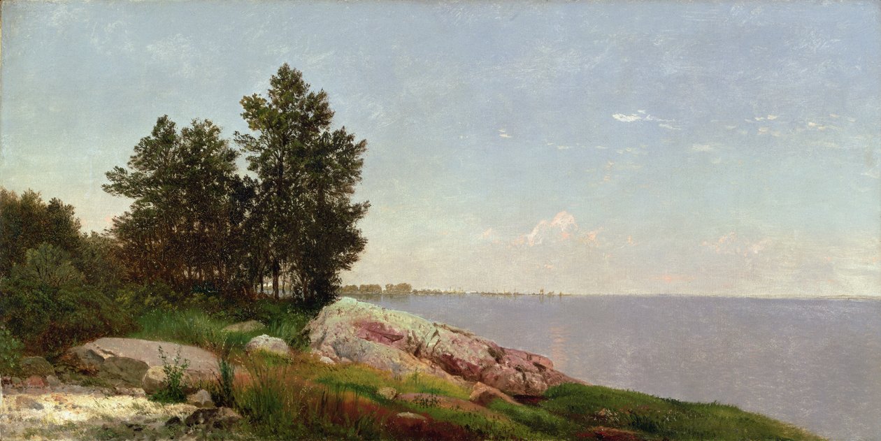 Long Island Sound ved Darien av John Frederick Kensett