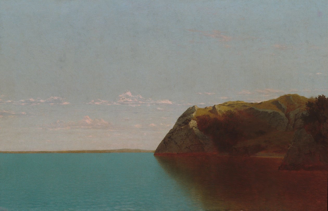 Newport Rocks, 1872. av John Frederick Kensett