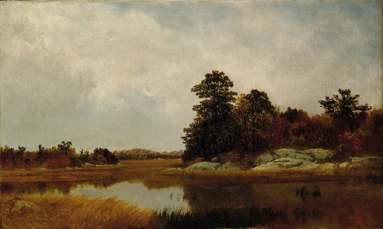 oktober i myrene, 1872. av John Frederick Kensett