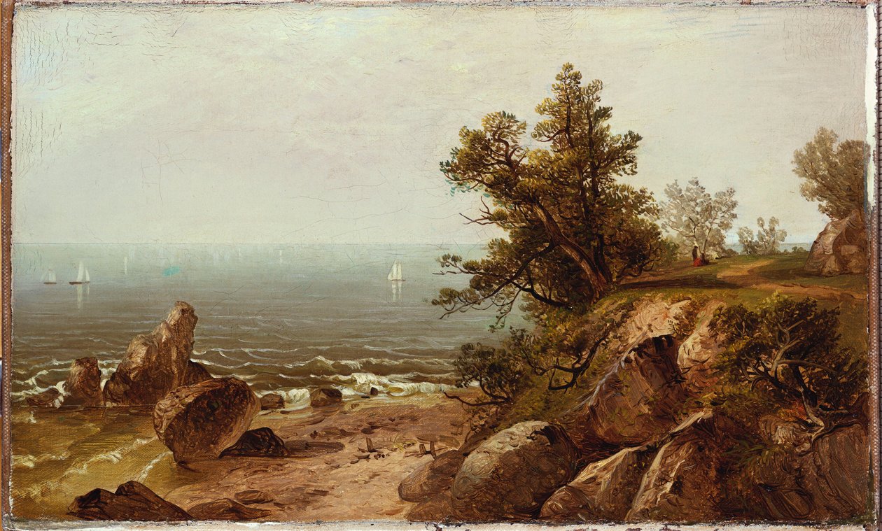 På kysten, Beverly, Massachusetts av John Frederick Kensett