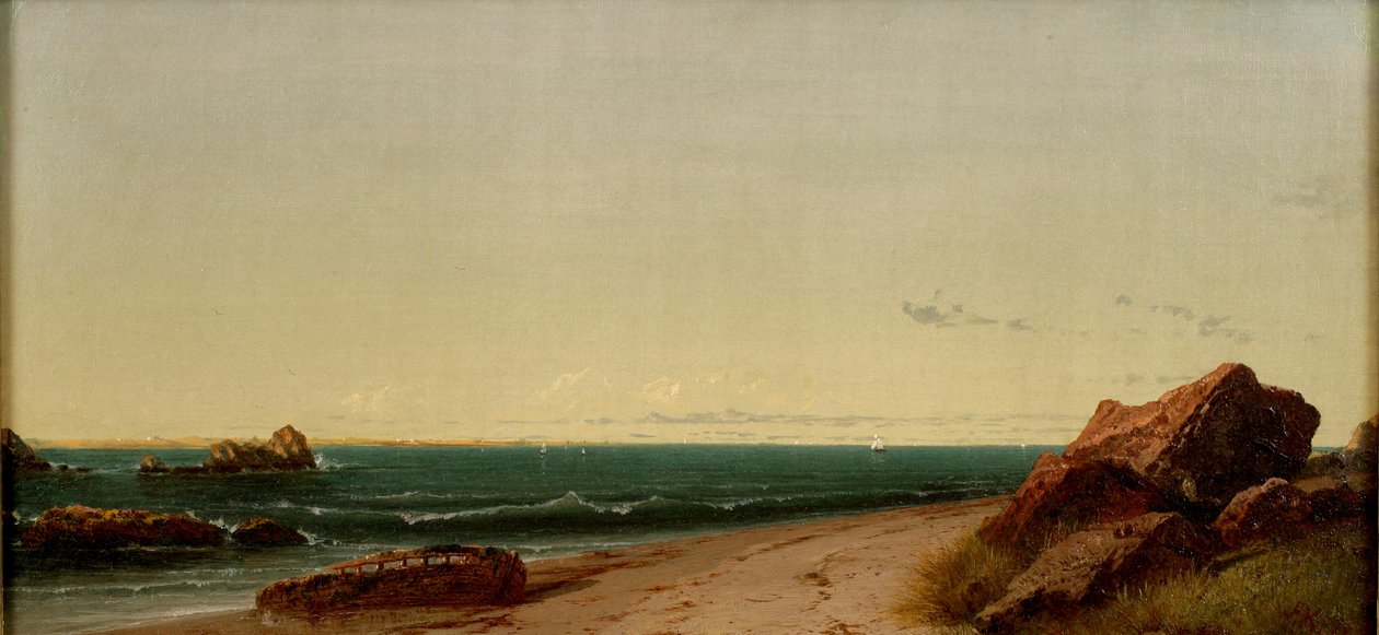 På Narragansett-kysten, 1864 av John Frederick Kensett