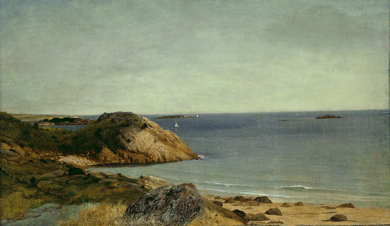 Rocky Coast, ca. 1860. av John Frederick Kensett