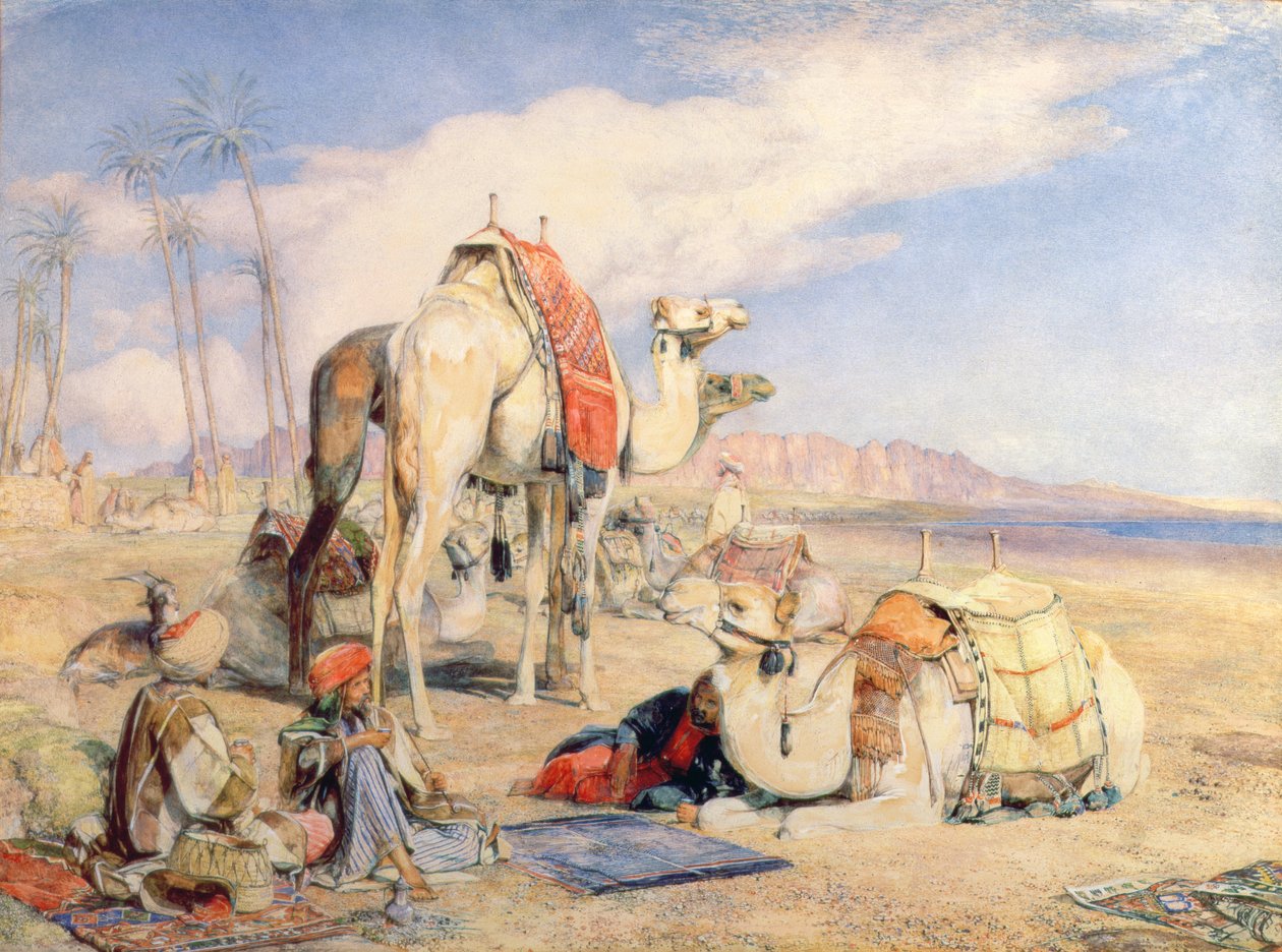 Et stopp i ørkenen av John Frederick Lewis