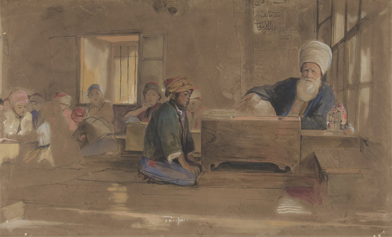 Arabisk skole, 1841-51. av John Frederick Lewis