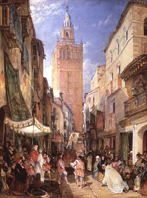 Religiøs prosesjon, Sevilla av John Frederick Lewis