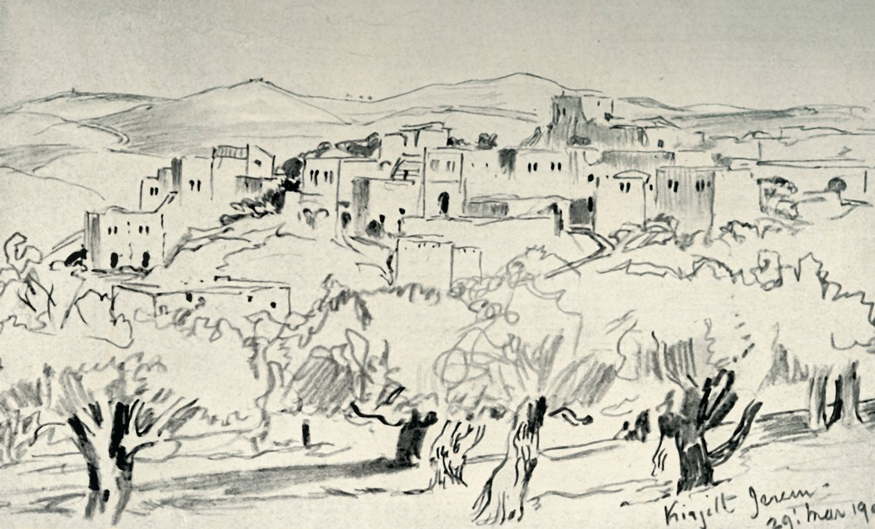Kirjath-Jearim, 1902. av John Fulleylove
