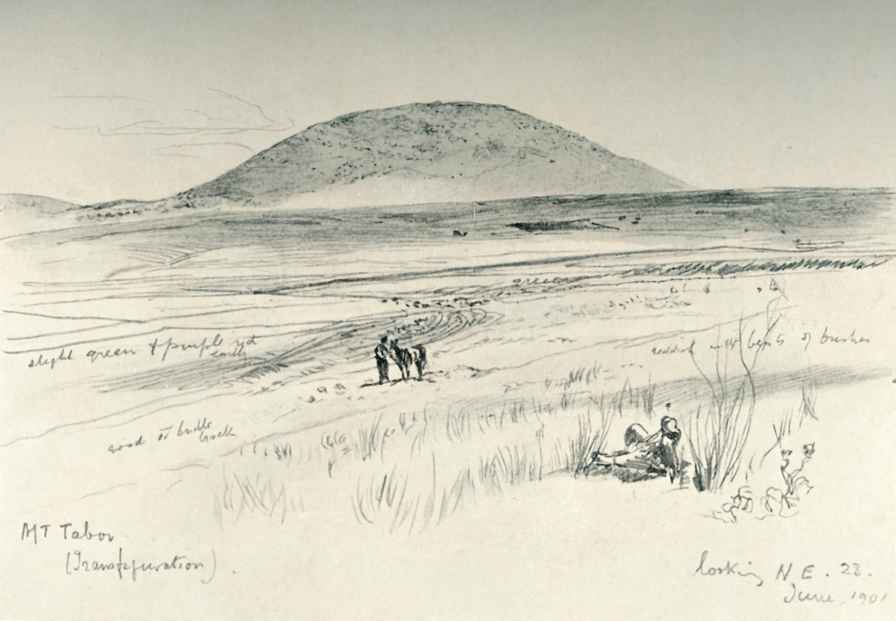 Mount Tabor, 1902. av John Fulleylove