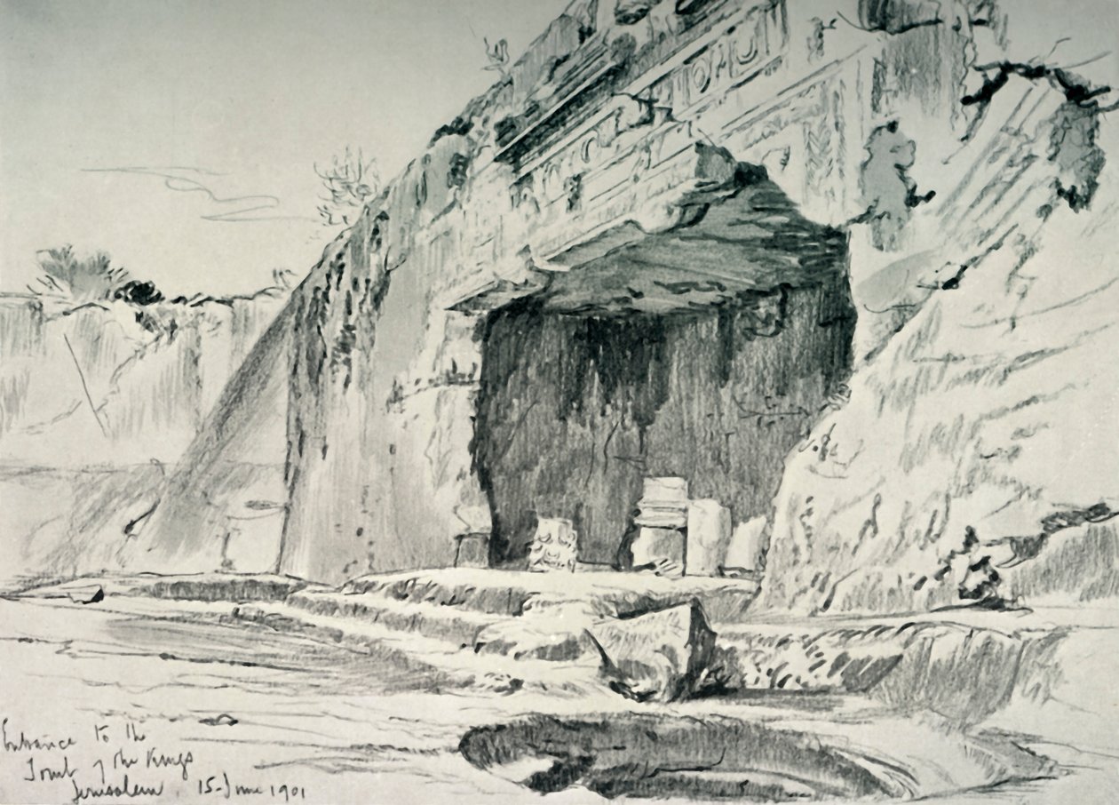 De såkalte kongegravene, 1902. av John Fulleylove
