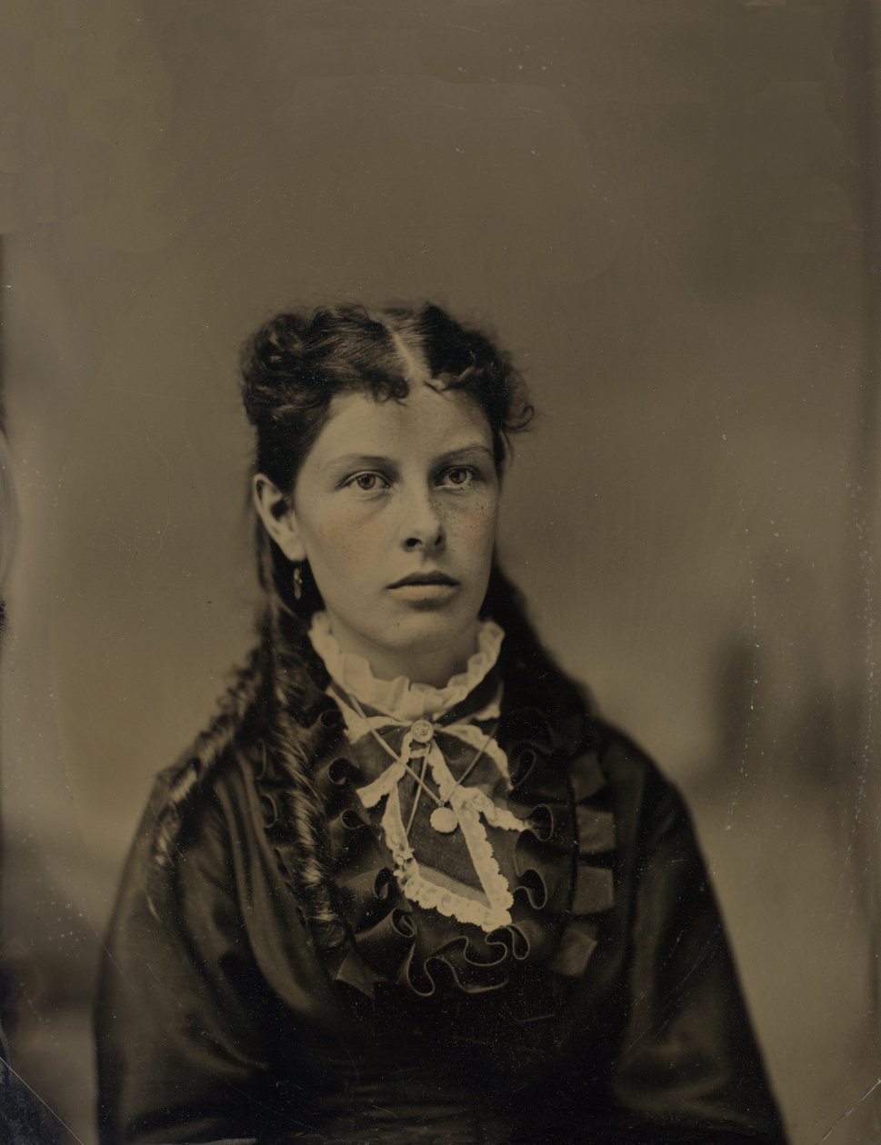 Portrett av en kvinne, ca. 1870. av John G Ellinwood
