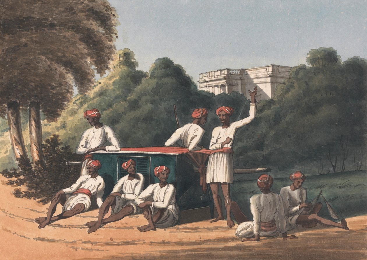 Palankeen Bearers av John Gantz